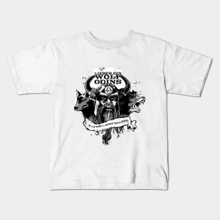 Lieber ein Wolf Odins als ein Lamm Gottes Wikinger Kids T-Shirt